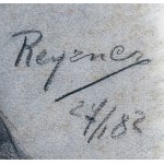 Mieczysław REYZNER (1861-1941), Portret starszej kobiety, 1882