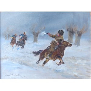 Jerzy KOSSAK (1886-1955), In pursuit of the Bolshevik, 1933