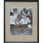 Zdzisław CZERMAŃSKI (1900-1970), Marszałek Piłsudski w karykaturze 'Wańka-Wstańka czyli zabawy z Sejmem?', 1931
