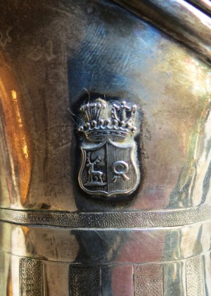 Silver jug with the Nalecz coat of arms, ca. 1805