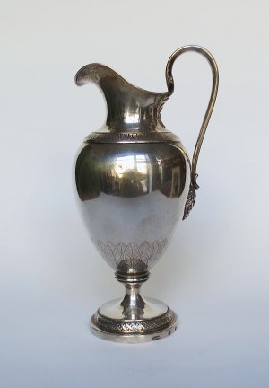 Late classical silver jug, Lilpop, Warsaw, ca. 1810