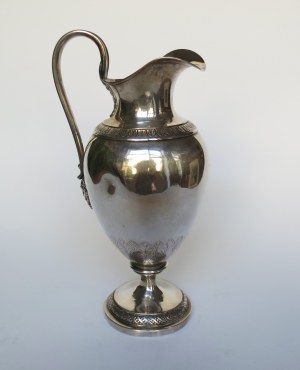 Late classical silver jug, Lilpop, Warsaw, ca. 1810