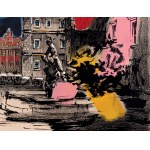 Tetiana OCHEREDKO (b. 1985), Old Market in Poznań, 2025