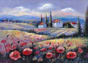 Anna SANDECKA-LĄKOCY (b. 1970), Rosso, 2025
