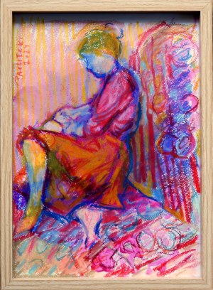 Piotr PACHECKI (b. 1980), Reading woman, 2024