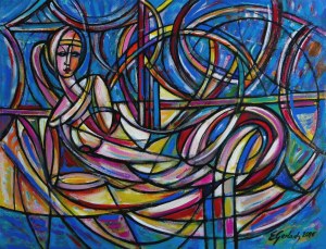 Eugene Gerlach, Mermaid on the beach, 2016