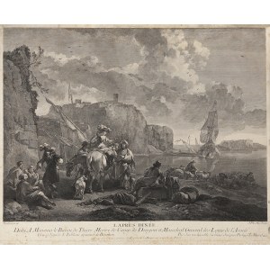 Jacques Philippe le BAS (1707-1783), Po kolacji (tyt.oryg. „L Apres Dinée”), 1742