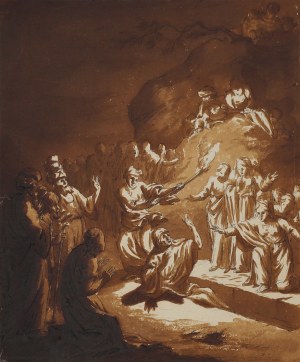 [Vilnius, artist of the Stanislaus era] Franciszek SMUGLEWICZ (1745-1807), Resurrection of Lazarus, last quarter of the 18th century.