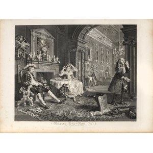 William HOGARTH (1697-1764), Modne małżeństwo (tyt.oryg.: „Marriage a la Mode”), 1796