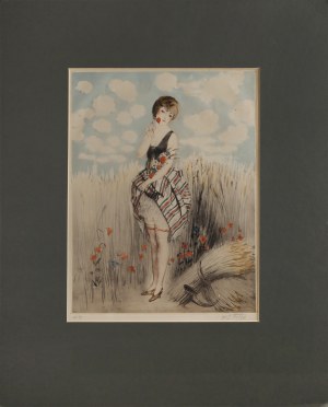 Paul Emile FELIX (1851 - 1932), Beautiful Harvester, 1920s.