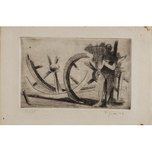 Edouard PIGNON (1905-1993), Człowiek i koła, 1949