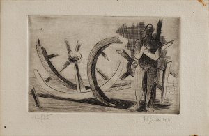 Edouard PIGNON (1905-1993), Man and wheels, 1949