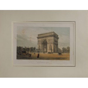 [Polskie bitwy i oficerowie] Jules ARNOUT (1814-1868), Paryż - Łuk tryumfalny, (tyt.oryg. „Arc de Triomphe”, lata '40-50 XIX w.