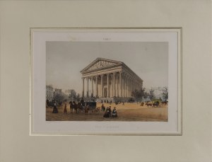 [Polish church in Paris] Jules ARNOUT (1814-1868), Paris - St.Magdalene Church, (original title: 