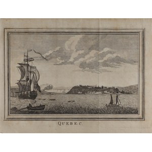 Gustaw Georg ENDNER (1754-1824), Widok na Quebec w Kanadzie, ok 1777