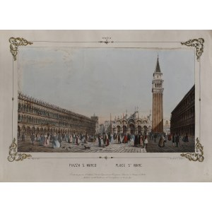Marco MORO (1817-1885), Wenecja - Plac św. Marka (tyt.oryg.: „Piazza s.Marco”), ok 1845
