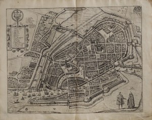 Georg BRAUN (1541-1622), Frans HOGENBERG (1535-1590), Hamburg from a bird's eye view, (original title: 