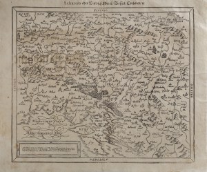 Sebastian MÜNSTER (1488-1552), Map of Slovenia, Croatia, Bosnia, (original title: 