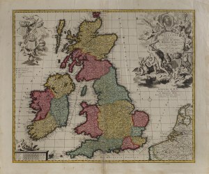 [UK] Nicolas VISSCHER (1678-1702), Magnae Britaniae, early 18th century.