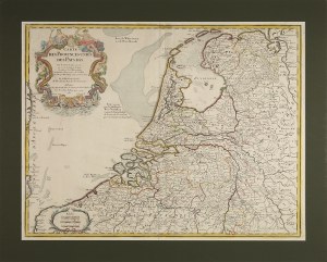 [Netherlands] Guillaume de L'ISLE (1675-1726), Map of the Netherlands (original title: 