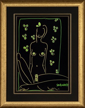 Joanna Sarapata, Flowered Nude, 2025