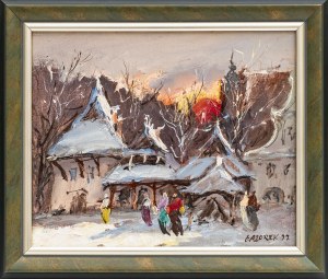 Stanislaw Jan Lazorek, Winter Twilight in Kazimierz, 1999
