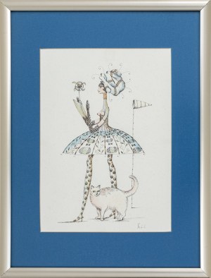 Lena Subota, Lady with a cat