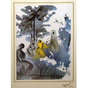Salvador Dali, Ruth 1; 15-16 z teki 40 Paintings ofe the Bible