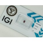NATURAL POLISHED DIAMOND 0.25 FANCY PINK PURPLE INTENSE - I2 - IGI - F40801 - 7