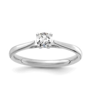 ANELLO IN ORO CON DIAMANTE NATURALE DA 2,15 GR - 1005 NAT 18K