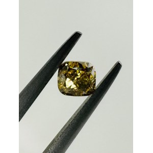 DIAMANTE NATURALE LUCIDATO 0,36 GIALLO INTENSO FANCY - SI1 - C40603-10