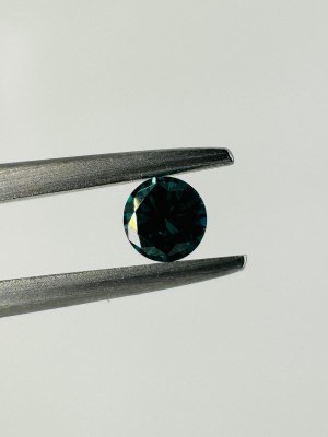 NATURAL POLISHED DIAMOND 0.19 FANCY INTENSE BLUE* - VS1 - AI30701-4D