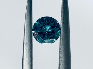 NATURAL POLISHED DIAMOND 0.23 FANCY INTENSE BLUE* - SI1 - AI30701-2