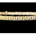 14K YELLOW GOLD TENNIS BRACELET WITH ROUND BRILLIANT-CUT LAB-GROWN DIAMONDS