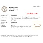 14K YELLOW GOLD TENNIS BRACELET WITH ROUND BRILLIANT-CUT LAB-GROWN DIAMONDS