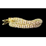 14K YELLOW GOLD TENNIS BRACELET WITH ROUND BRILLIANT-CUT LAB-GROWN DIAMONDS