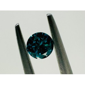 NATURAL POLISHED DIAMOND 0.18 FANCY INTENSE BLUE* - VS1 - AI30701-4C