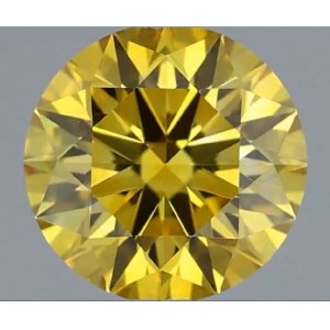 1.00 CT FANCY VIVID YELLOW VVS1 LAB-GROWN DIAMOND
