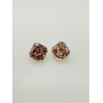 2 NATURAL POLISHED DIAMONDS 0.39 FANCY PINK - SI2 - F40801-27