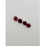 4 NATURAL POLISHED DIAMONDS 0.3 FANCY DEEP PINK - VS2 - C40106-4