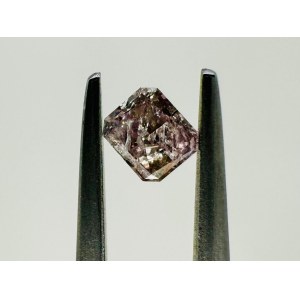 DIAMOND NATURAL POLISHED 0.36 FANCY PINK LIGHT BROWN - I2 - F40801-21