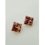 DIAMOND NATURAL POLISHED 0.42 FANCY PINK DEEP ORANGE - I2 - F40801-17