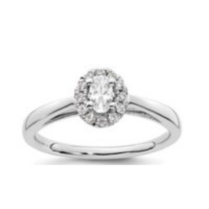CLASSIC 14K GOLD RING WITH 414 18K LG DIAMONDS