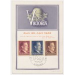 General Government, Krakow, Stamps 1942 - on Viktoria card