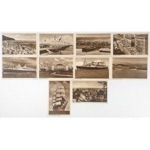 Orlowo and Gdynia, Set of postcards (10pcs)