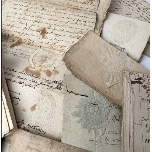 Old documents, mainly book extracts (19th century).