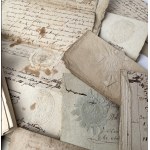 Extracts from books (19th century) - including dry seals