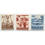 General Government, "Views" stamps (3pcs) - Atest Zbigniew Korszeń