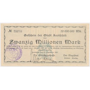 Głubczyce [Leobschütz], 20 mln marek 1923
