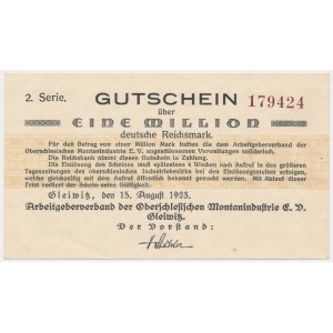 Gliwice [Gleiwitz], 1 mln marek 07.1923